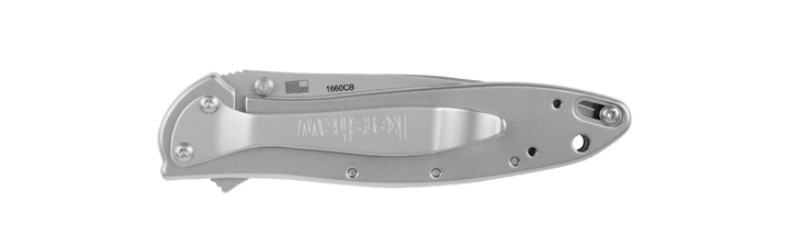 Kershaw Leek Framelock A/O Composite Plain Bead Blasted D2/Sandvik 14C28N - Knives.mx