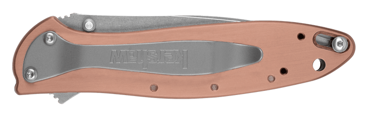 Kershaw Leek Linerlock A/O Copper Stonewash CPM-154 - Knives.mx