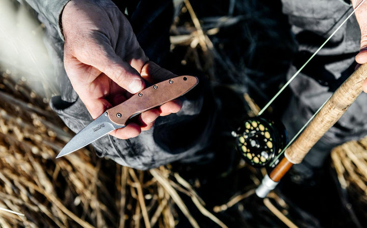 Kershaw Leek Linerlock A/O Copper Stonewash CPM-154 - Knives.mx