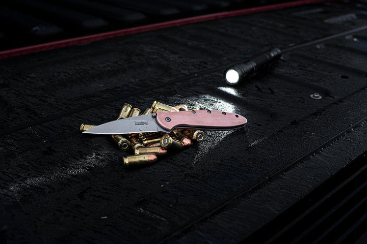Kershaw Leek Linerlock A/O Copper Stonewash CPM-154 - Knives.mx
