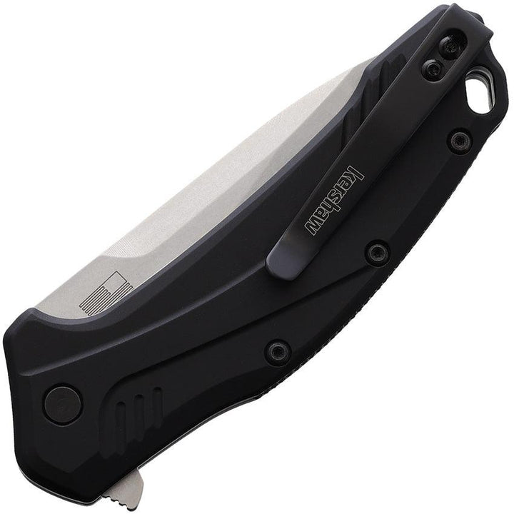 Kershaw Link Linerlock A/O Black Aluminum Stonewash CPM-20CV - Knives.mx