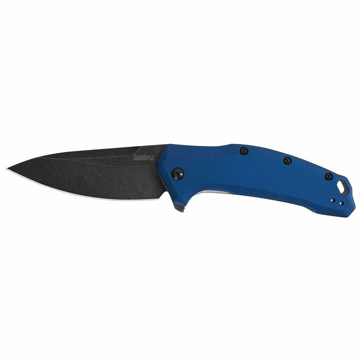 Kershaw Link Linerlock A/O Blue Aluminum BW 420HC - Knives.mx