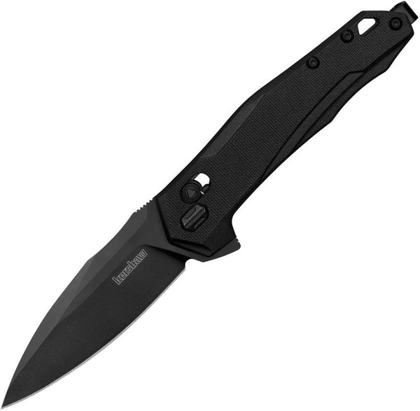 Kershaw Monitor DuraLock Black GFN Black Oxide Coating D2 - Knives.mx