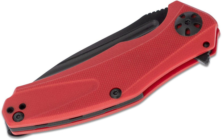 Kershaw Natrix Framelock Red G10 Black 8Cr13MoV - Knives.mx