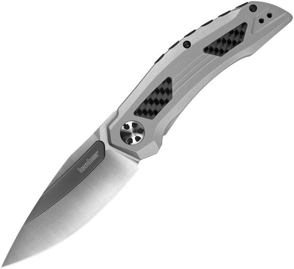 Kershaw Norad Framelock Stainless / CF Gray PVD coated D2 - Knives.mx