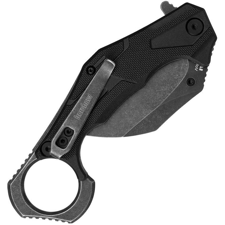 Kershaw Outlier Linerlock A/O BlackWash 8Cr13MoV - Knives.mx