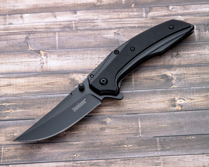 Kershaw Outright Framelock A/O Black G10 PVD 8Cr13MoV - Knives.mx