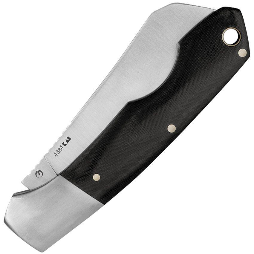 Kershaw Parley Polished Micarta Steel Bolsters w brass liners Satin 7Cr17MoV - Knives.mx
