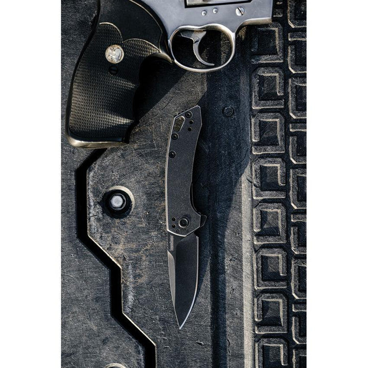 Kershaw Radar Framelock A/O BlackWash Stainless 8Cr13MoV - Knives.mx