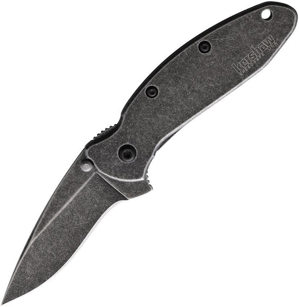 Kershaw Scallion Framelock A/O BlackWash 420HC - Knives.mx