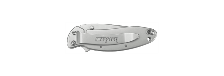 Kershaw Scallion Framelock A/O Stainless Bead Blasted 420HC - Knives.mx