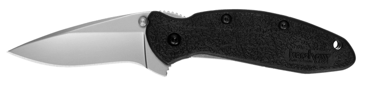 Kershaw Scallion Linerlock A/O Black GRN Bead Blasted 420HC - Knives.mx