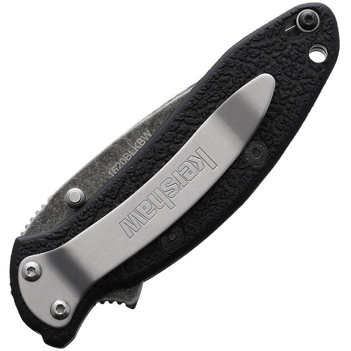 Kershaw Scallion Linerlock A/O BlackWash 420HC - Knives.mx