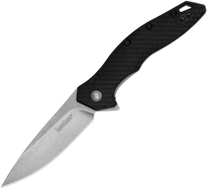 Kershaw Shoreline Linerlock A/O Black GFN Stonewashed 8Cr13MoV - Knives.mx