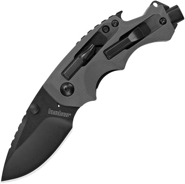 Kershaw Shuffle DIY Linerlock Gray GFN Phillips Screwdriver 8Cr13MoV - Knives.mx