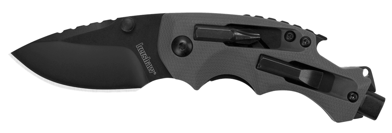 Kershaw Shuffle DIY Linerlock Gray GFN Phillips Screwdriver 8Cr13MoV - Knives.mx