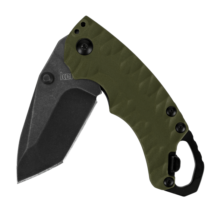 Kershaw Shuffle II Linerlock OD Green GFN BW Tanto 8Cr13MoV - Knives.mx