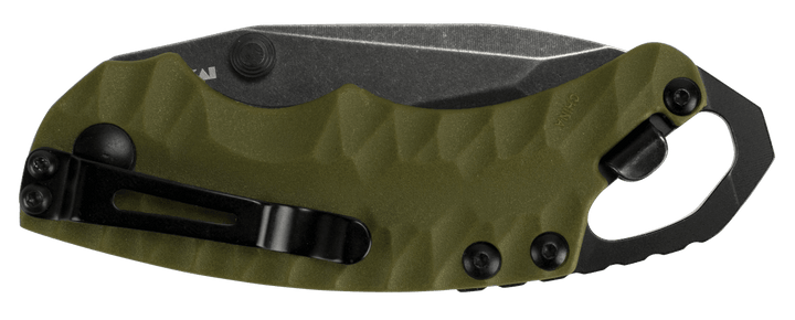 Kershaw Shuffle II Linerlock OD Green GFN BW Tanto 8Cr13MoV - Knives.mx