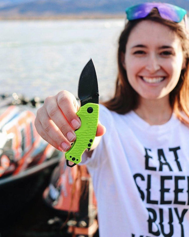 Kershaw Shuffle Lime Green GFN BW 8Cr13MoV - Knives.mx