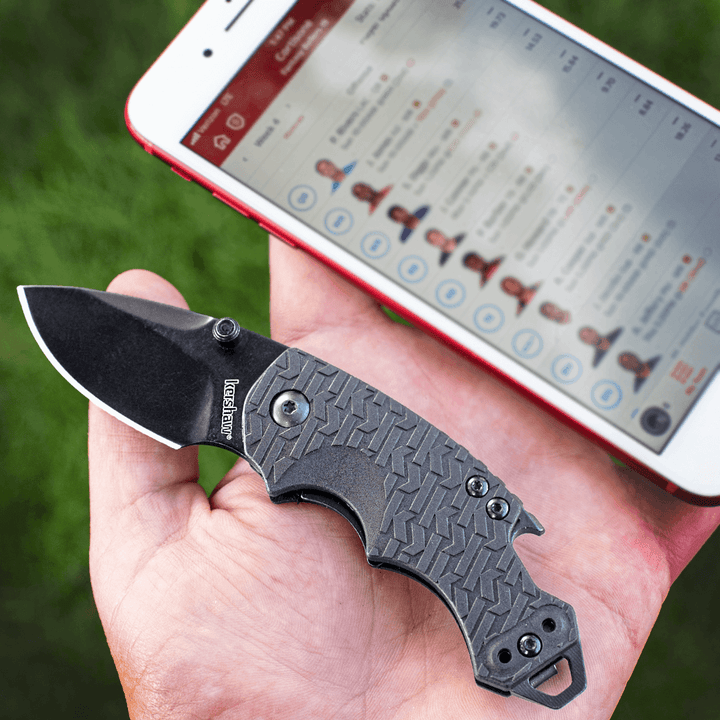 Kershaw Shuffle Linerlock Black GFN 8Cr13MoV - Knives.mx