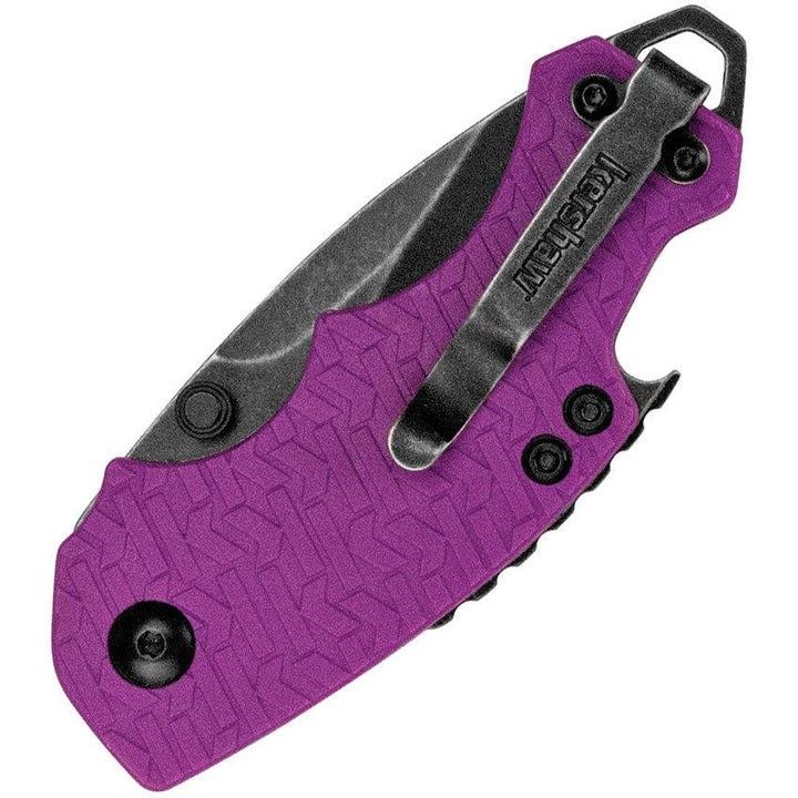 Kershaw Shuffle Linerlock Purple GFN BW 8Cr13MoV - Knives.mx