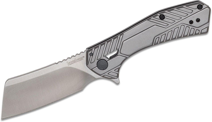 Kershaw Static Framelock Gray PVD Handle Satin 8Cr13MoV - Knives.mx