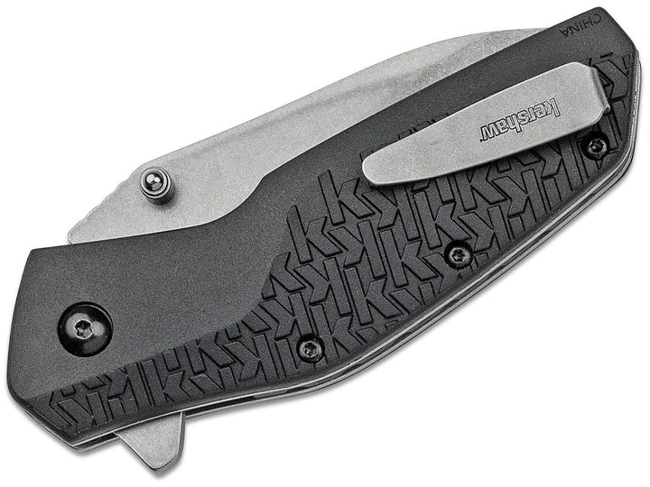 Kershaw Swerve Linerlock A/O Black GRN Stonewash 8Cr13MoV - Knives.mx