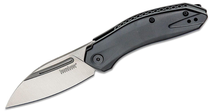 Kershaw Turismo Framelock Black Oxide Stainless Satin D2 - Knives.mx