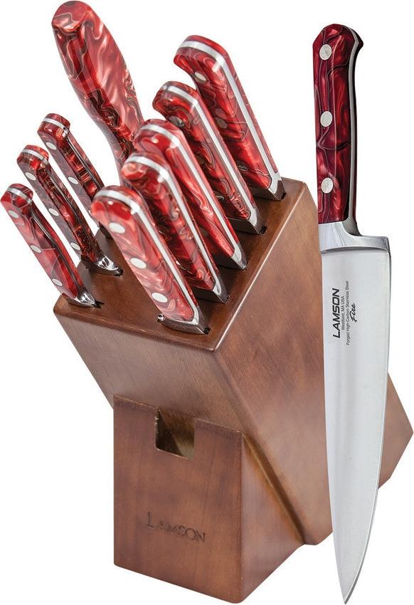 Kitchen Block Set Fire Series - Knives.mx