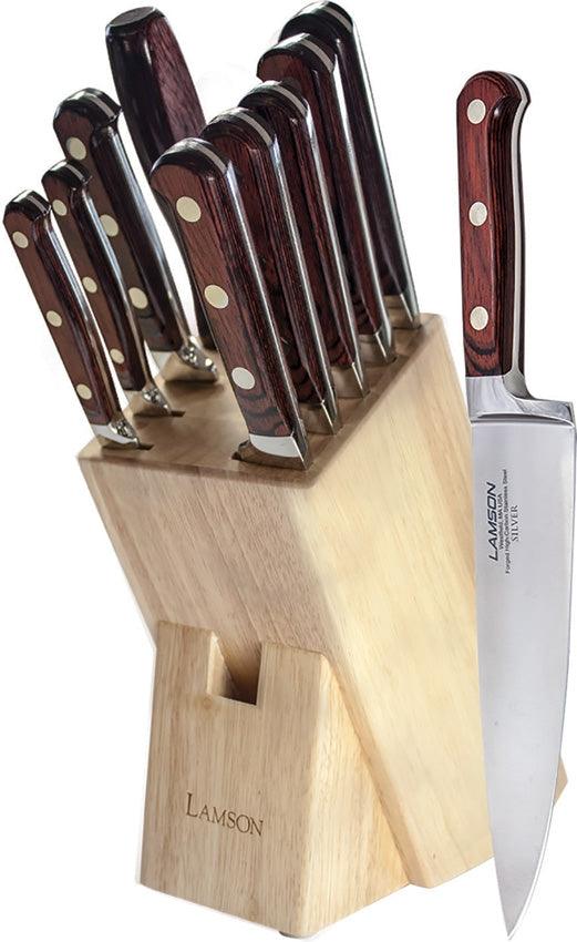 Kitchen Block Set Silver - Knives.mx