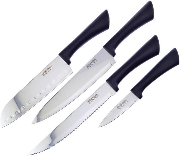 Kitchen Set Black ABS - Knives.mx