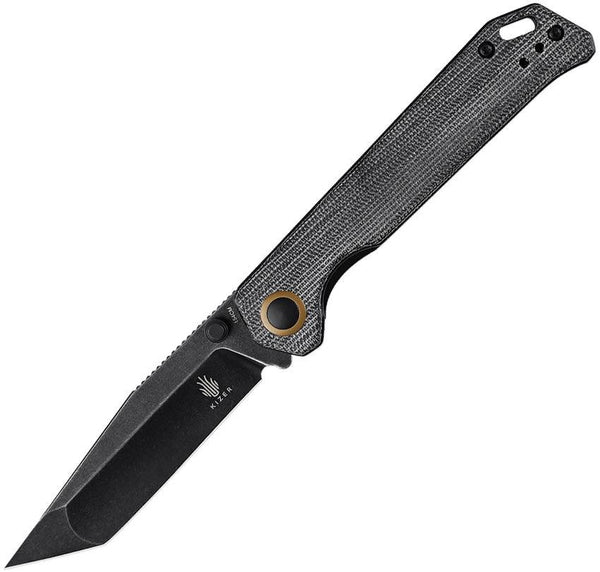 Kizer Cutlery Begleiter 2 Black Micarta 154CM - Knives.mx