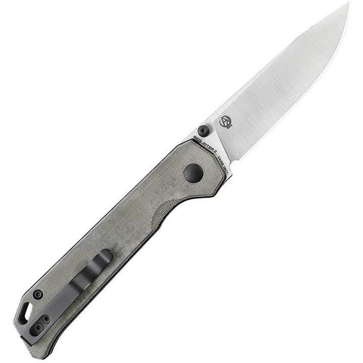 Kizer Cutlery Begleiter 2 Green Micarta 154CM - Knives.mx