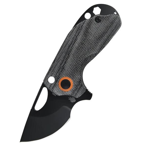 Kizer Cutlery Catshark Folder Black Titanium+Micarta Bohler N690 - Knives.mx