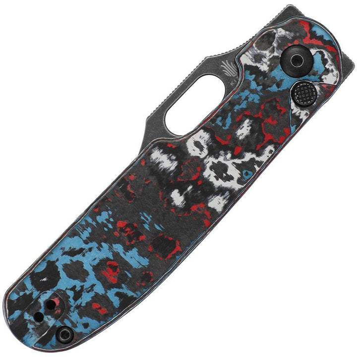Kizer Cutlery Cormorant Button Lock Nebula Black Stonewash Elmax Steel - Knives.mx