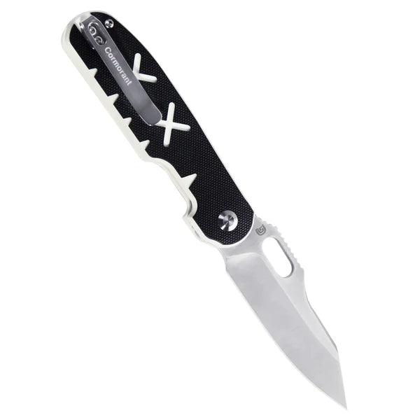 Kizer Cutlery Cormorant XX Button Lock Black and White G10 S35VN - Knives.mx