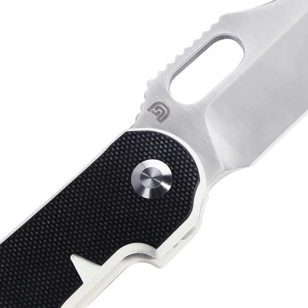 Kizer Cutlery Cormorant XX Button Lock Black and White G10 S35VN - Knives.mx