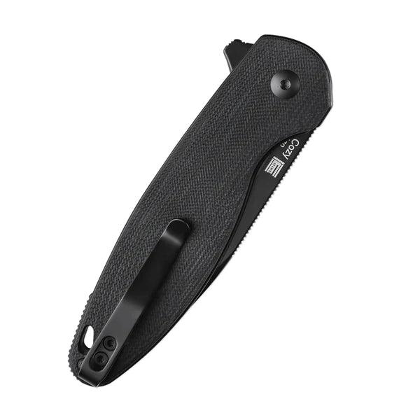 Kizer Cutlery Cozy Liner Lock Knife Black G10 154CM - Knives.mx