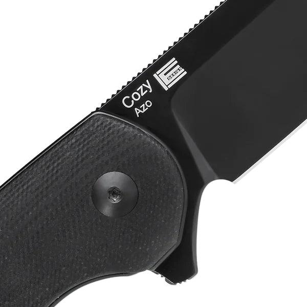 Kizer Cutlery Cozy Liner Lock Knife Black G10 154CM - Knives.mx