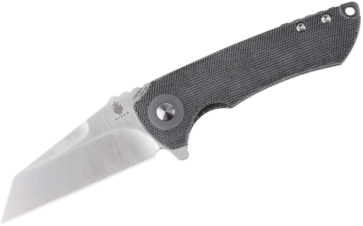 Kizer Cutlery Critical Mini Linerlock Black Linen Micarta CPM-3V - Knives.mx