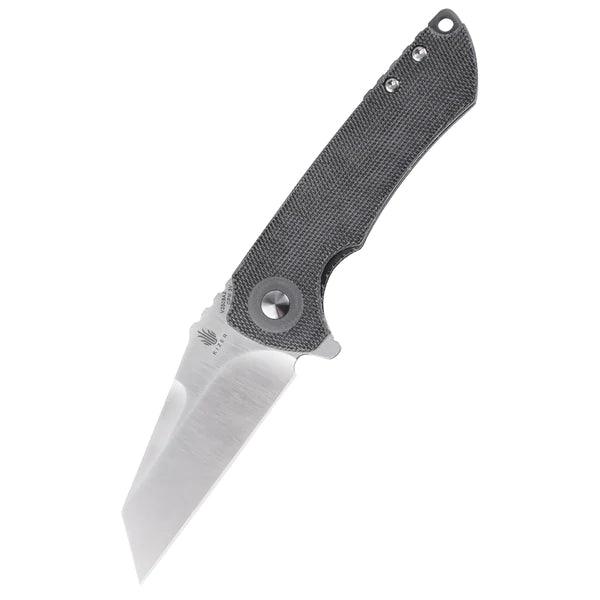 Kizer Cutlery Critical Mini Linerlock Black Linen Micarta CPM-3V - Knives.mx