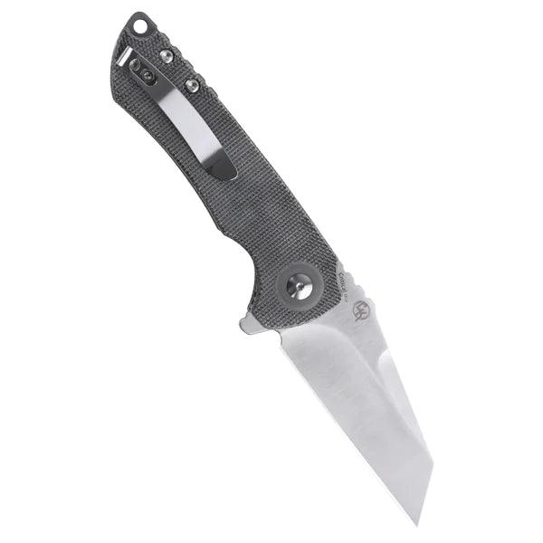 Kizer Cutlery Critical Mini Linerlock Black Linen Micarta CPM-3V - Knives.mx