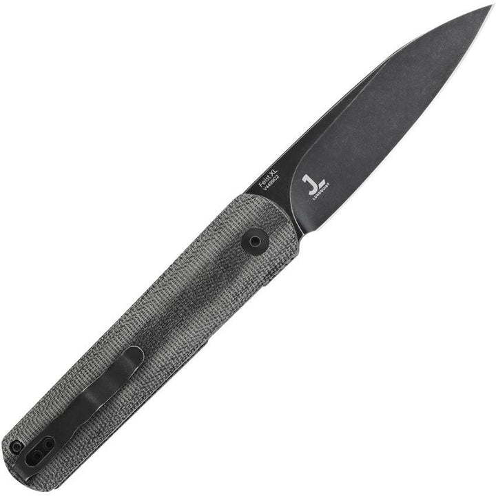 Kizer Cutlery Fiest XL Linerlock Black Micarta Stonewash 154CM - Knives.mx