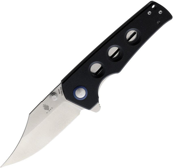 Kizer Cutlery Junges Linerlock Black G10 Satin Bohler N690 - Knives.mx