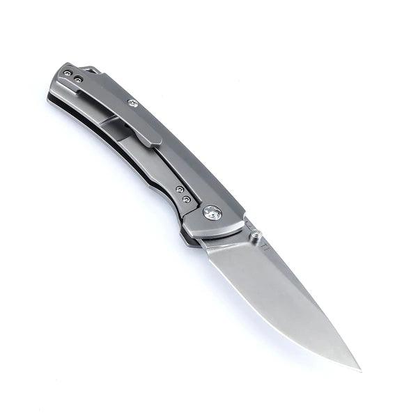 Kizer Cutlery Kizer T1 Titanium Gray Stonewash CPM-S35VN - Knives.mx