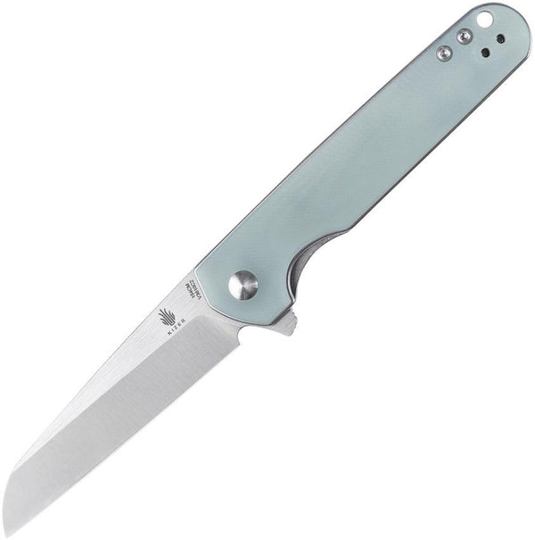 Kizer Cutlery LP Linerlock Jade G10 Satin 154CM - Knives.mx