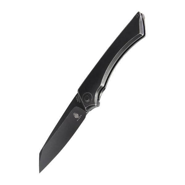 Kizer Cutlery M Stealth Framelock Black Titanium Stonewash CPM- S35VN - Knives.mx