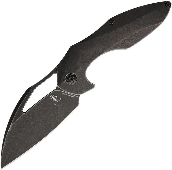 Kizer Cutlery Megatherium Titanium Black Stonewash CPM-S35VN - Knives.mx