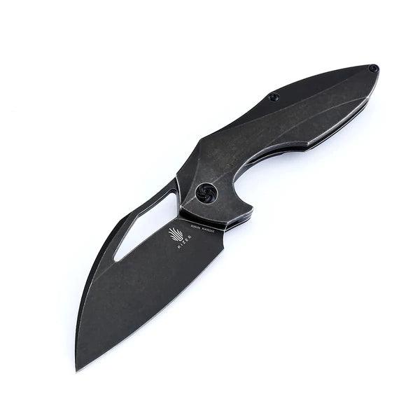 Kizer Cutlery Megatherium Titanium Black Stonewash CPM-S35VN - Knives.mx