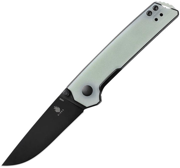 Kizer Cutlery Mini Domin Linerlock Jade Black Bohler N690 - Knives.mx